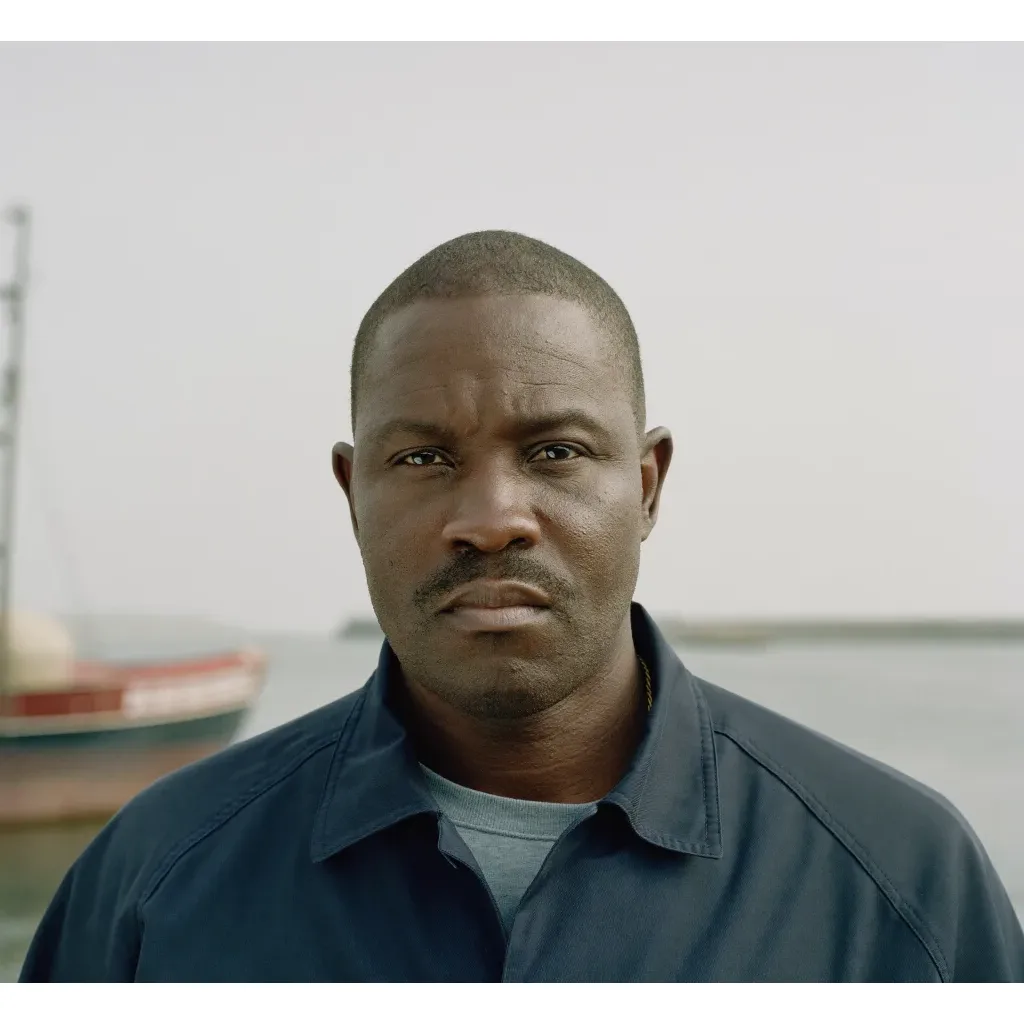 Desmond Okafor on a ship deck