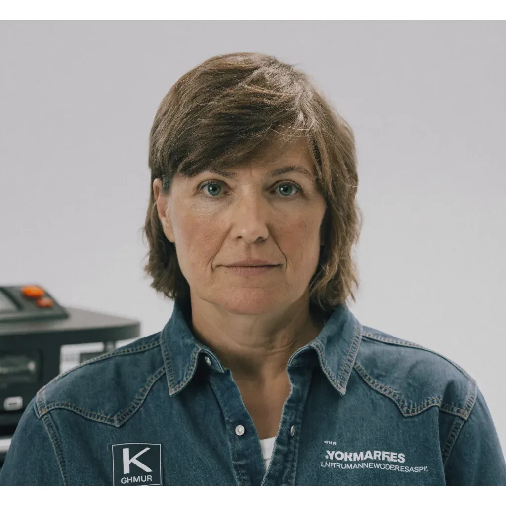Dana Whitlock at an equipment auction lot