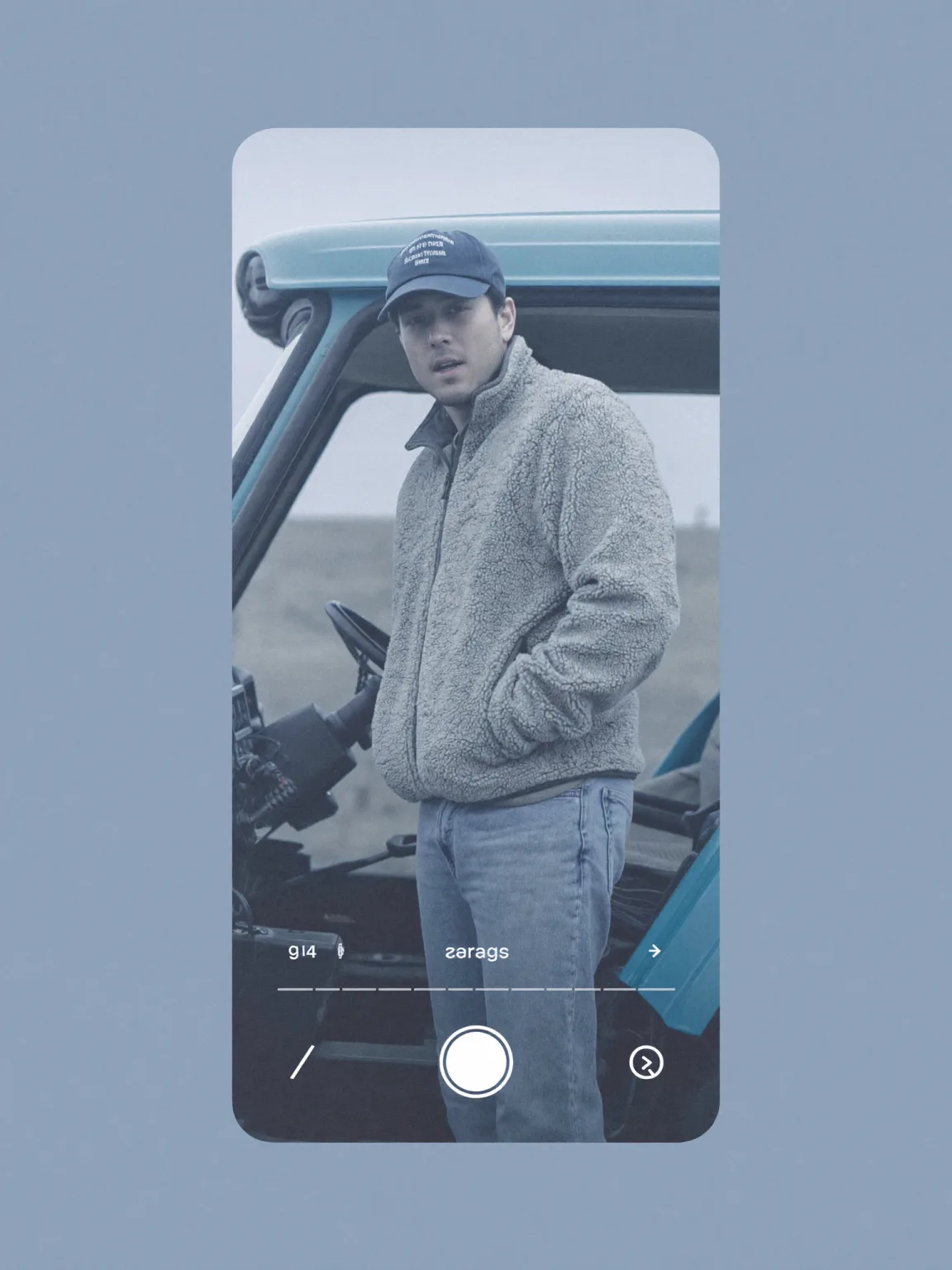 Dale filmed on a phone inside a running data hall